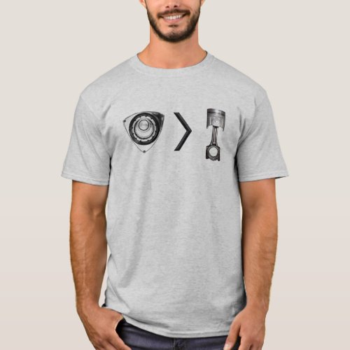 rotary greater then piston engine rx rx8 mazda T_Shirt