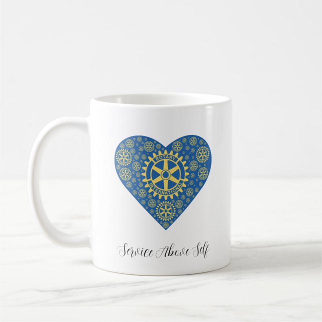 Rotary International, Service Above Self -  Coffee Mug (Left)