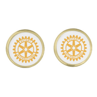 Rotary International Wheel Cufflinks