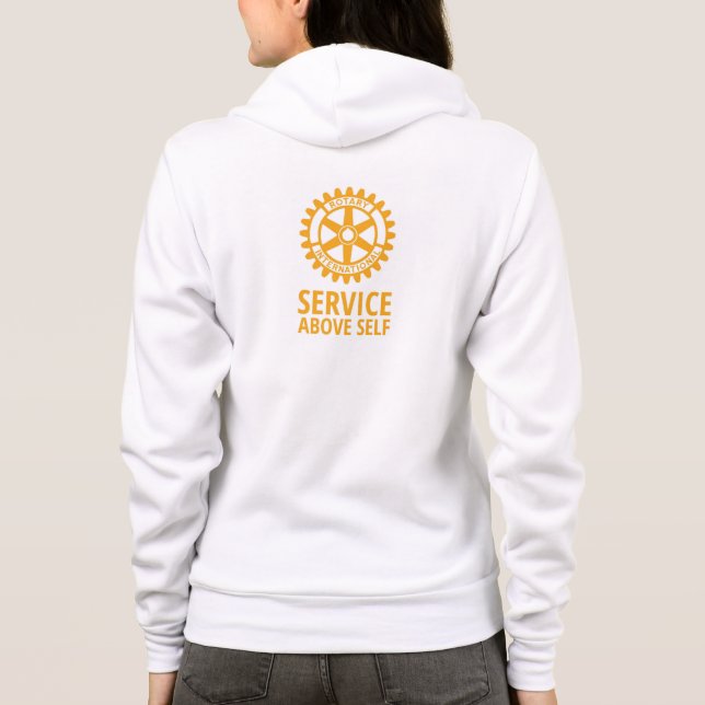 rotary  jacket hoodie (Back)