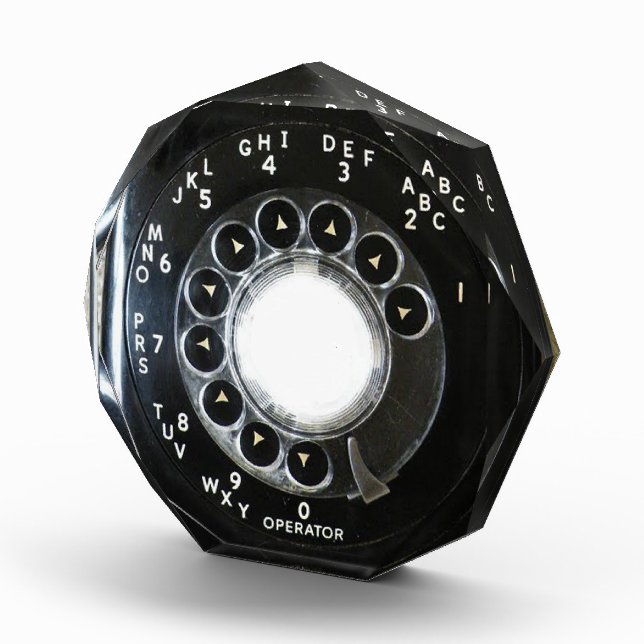 Rotary Phone Acrylic Award (Right)