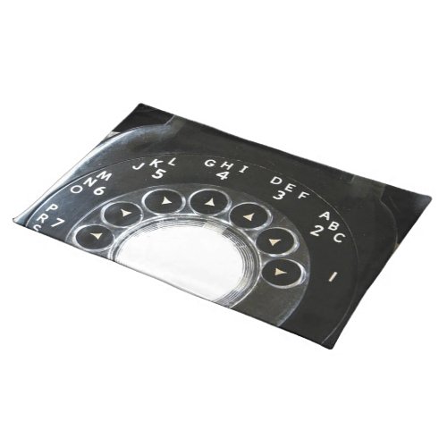 Rotary Phone Cloth Placemat