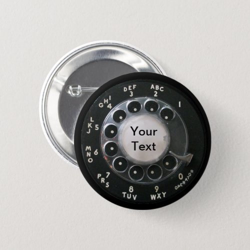 Rotary Phone Dial Button