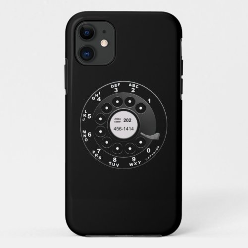 Rotary Phone Dial iPhone 11 Case