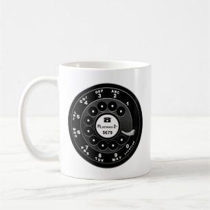 Rotary Phone Dial -Custom 921 Coffee Mug
