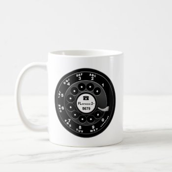 Rotary Phone Dial -custom 921 Coffee Mug by kbilltv at Zazzle