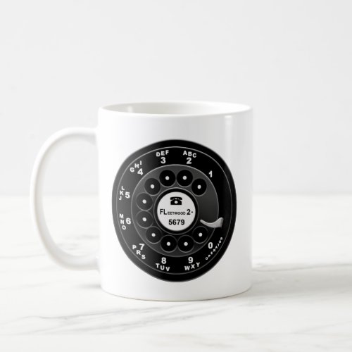 Rotary Phone Dial _Custom 921 Coffee Mug