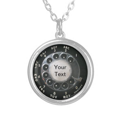 Rotary Phone Dial Necklace
