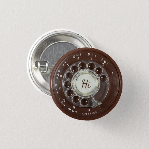 Rotary Phone Look Button