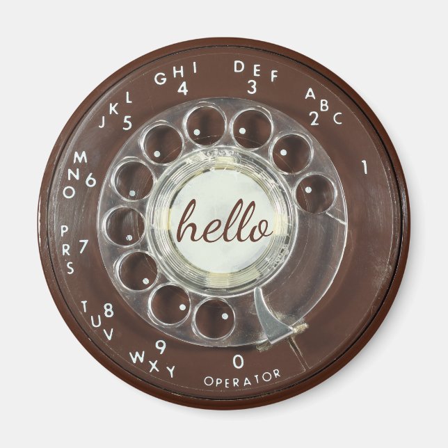 Rotary Phone Look Magnet (Front)