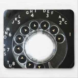 Rotary Phone Mouse Pad
