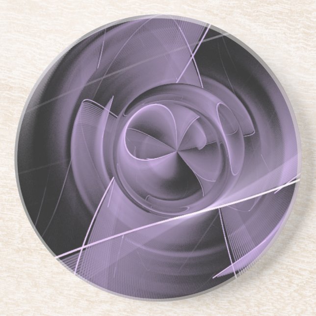 Rotary Purple Drink Coaster (Front)
