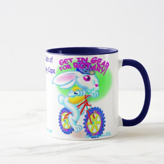 Rotary Rabbit Mug 12c