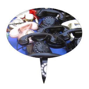 Rotary Telephone Cake Topper
