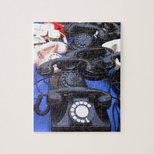 Rotary Telephone Jigsaw Puzzle (Vertical)