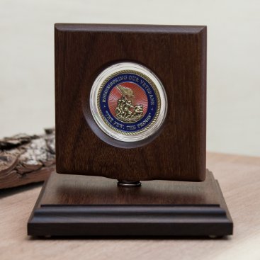 Rotating Coin Display for Challenge Coins