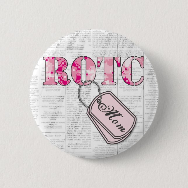 ROTC Mom: Help Wanted Button (Front)