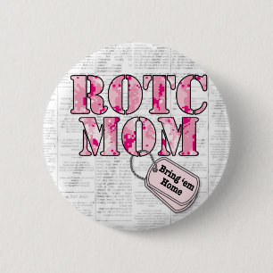 ROTC Mom: Help Wanted Pinback Button