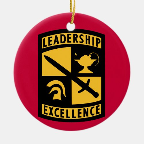 ROTC Monogram Christmas Ornament