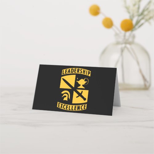ROTC Reserve Officer Training Corps Military Place Card