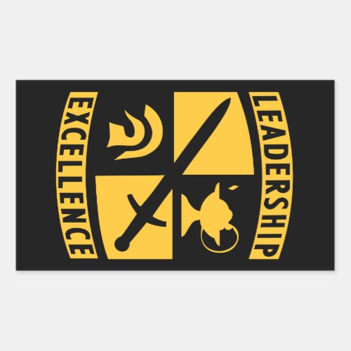 ROTC Reserve Officer Training Corps Military Rectangular Sticker