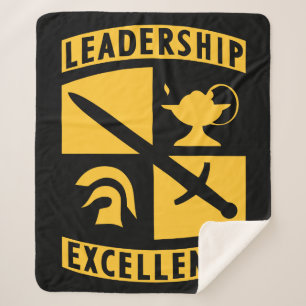 ROTC Reserve Officer Training Corps Military Sherpa Blanket