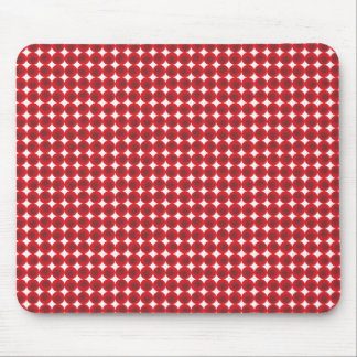Rote Punkte und Kreise Mouse Pad