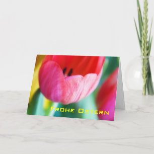 Rote Tulpen ・ Osterkarte Card