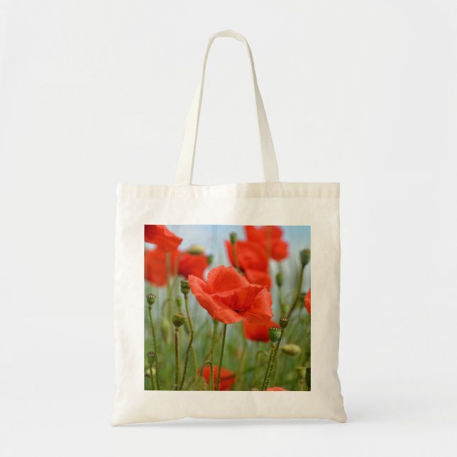 Roter Klatschmohn Tote Bag (Front)