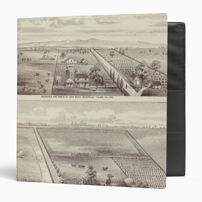 Roth, Scruggs ranches 3 Ring Binder (Front/Inside)
