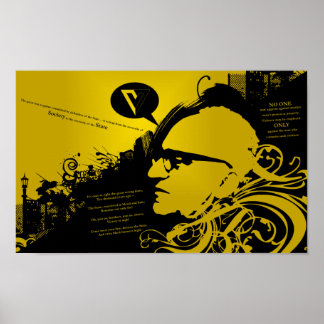 Rothbard w/ Quotes Poster