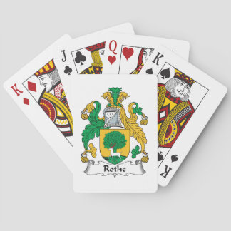 Rothe Family Crest Poker Cards