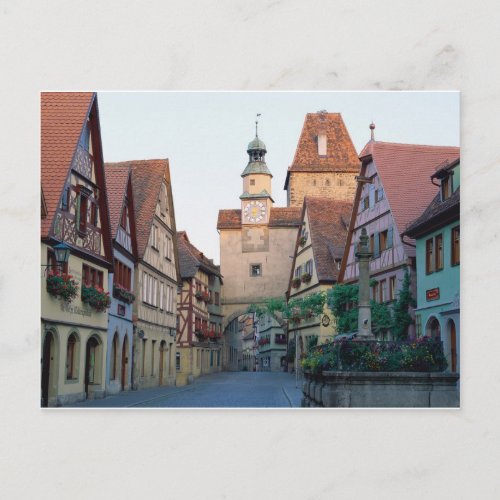 Rothenburg city Germany Postcard