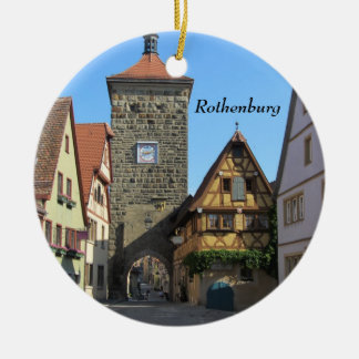 Rothenburg, Germany Ceramic Ornament
