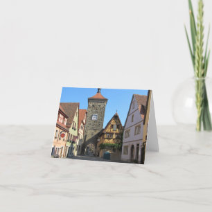 Rothenburg, Germany Holiday Card