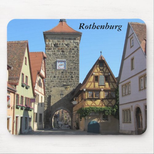 Rothenburg Germany Mouse Pad