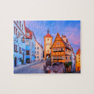 Rothenburg ob der Tauber, Bavaria, Germany. Jigsaw Puzzle