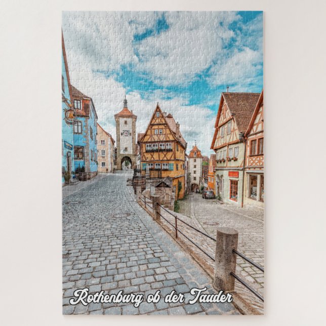 Rothenburg ob der Tauber, Germany Jigsaw Puzzle (Vertical)
