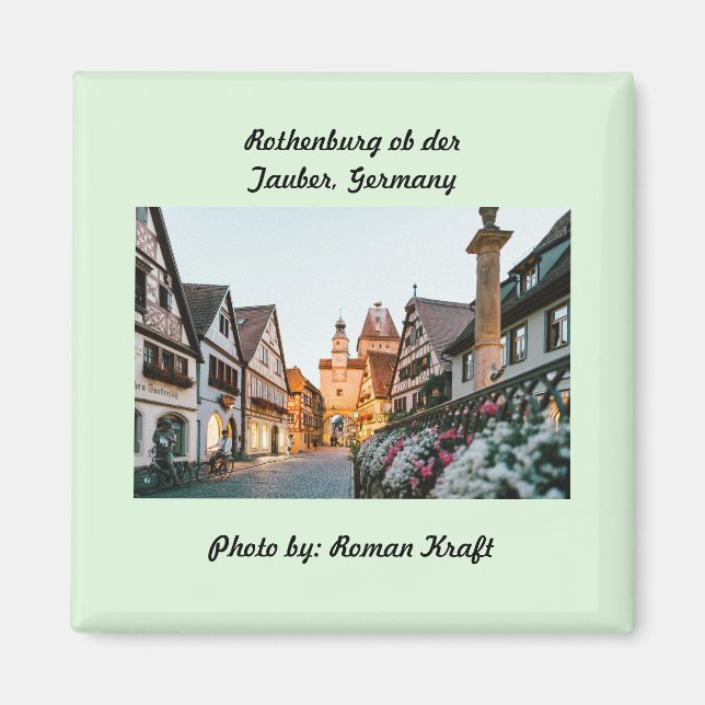 Rothenburg ob der Tauber, Germany Magnet (Front)