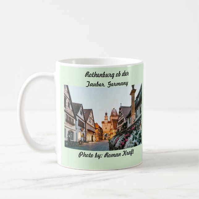 Rothenburg ob der Tauber, Germany Magnet Coffee Mug (Left)