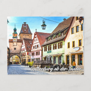Rothenburg ob der Tauber, Germany Postcard