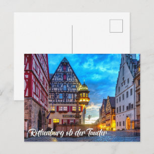 Rothenburg ob der Tauber, Germany Postcard