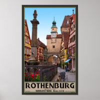 Rothenburg od Tauber - Markusturm Poster