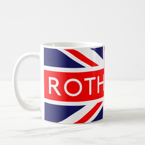 Rotherham  British Flag Coffee Mug