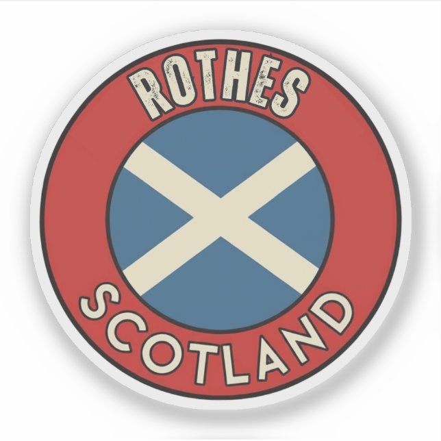 Rothes, Scotland Sticker (Front)