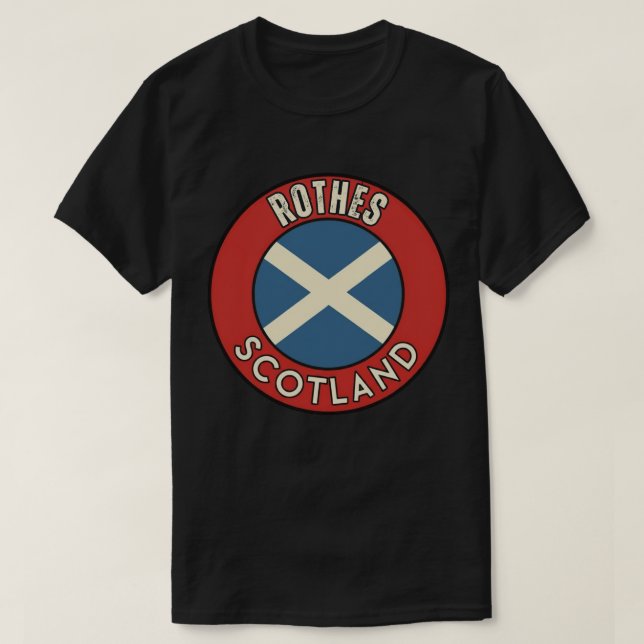 Rothes, Scotland T-Shirt (Design Front)