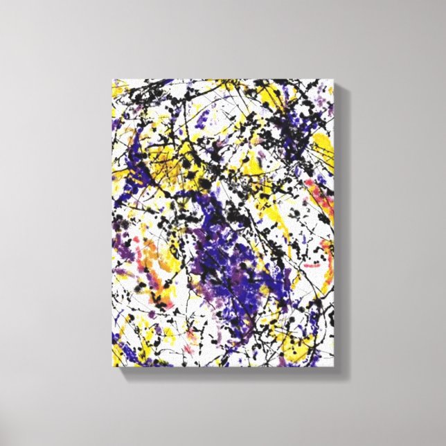 Rothko or Pollock v12 by Unknown Canvas Print (Front)