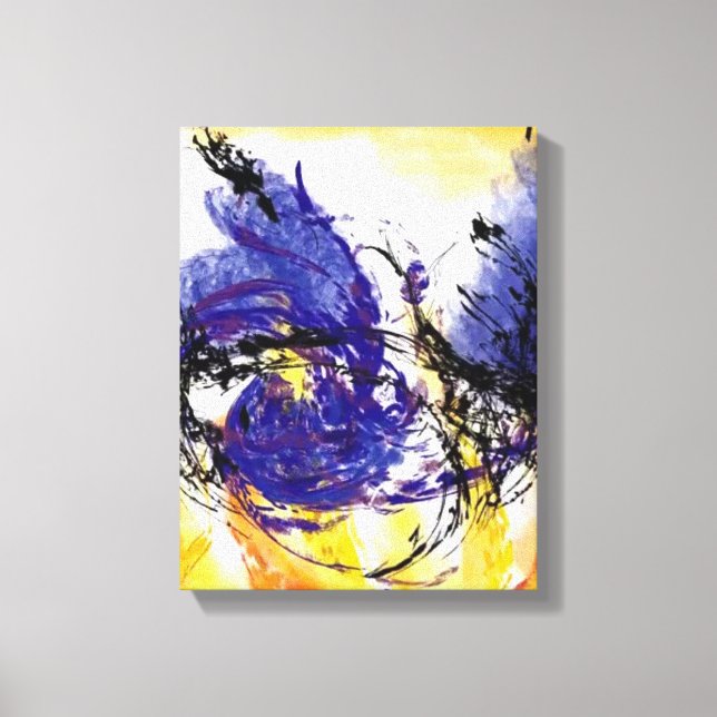 Rothko or Pollock v9 by Unknown Canvas Print (Front)