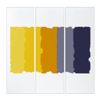 Rothko Summer Acrylic Triptych