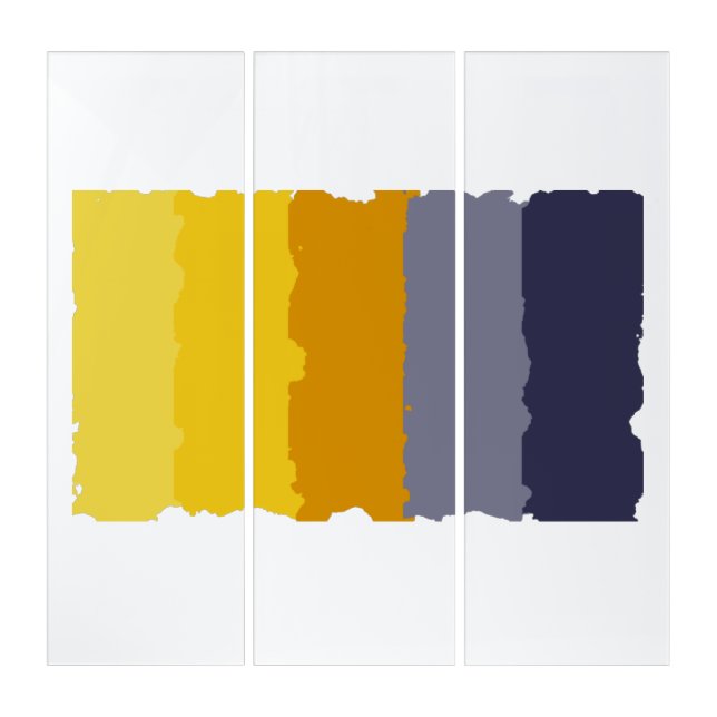 Rothko Summer Acrylic Triptych (Front)